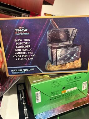 Marvel Thor: Love and Thunder Mjolnir Popcorn Container - Metallic Gray